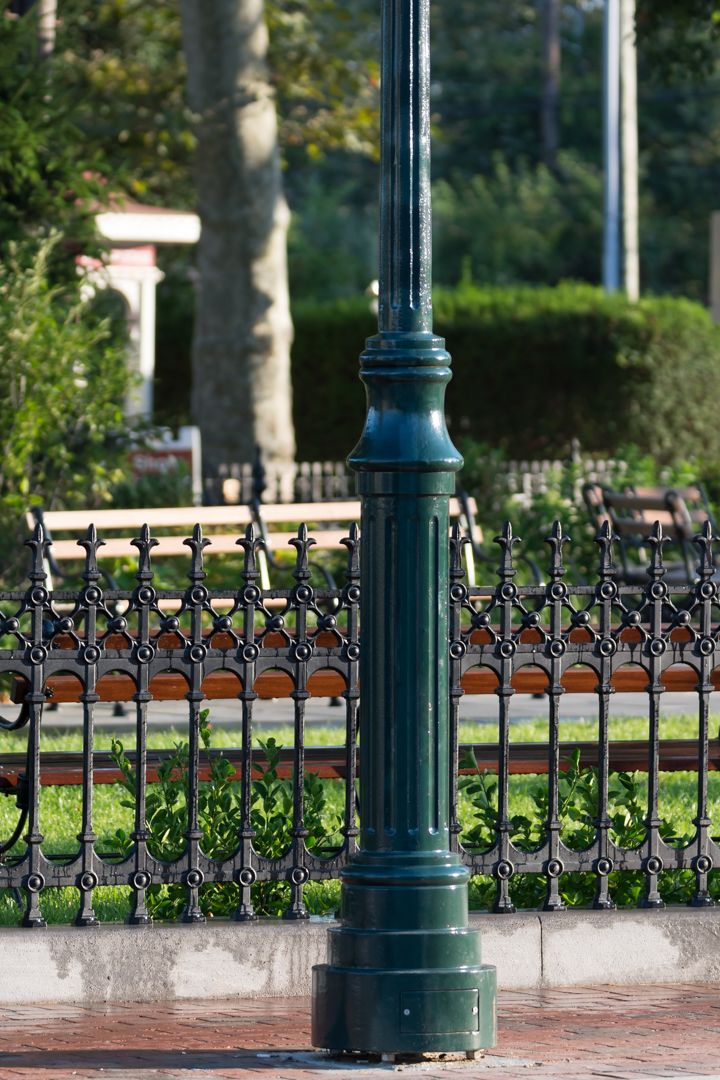 Antique Cast Iron Poles Vining